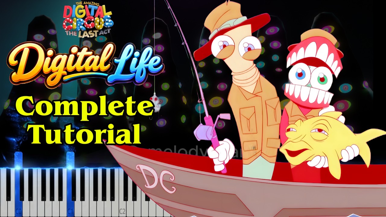 Digital Life / Digital Days - TADC Ep 9 | Complete Piano Tutorial (3 Levels)