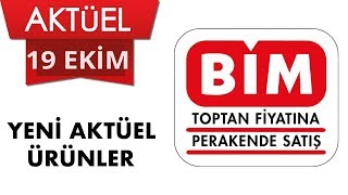 Bi̇m 19 Ekim 2018 Cuma Aktüel Ürünler Üel Işveriş