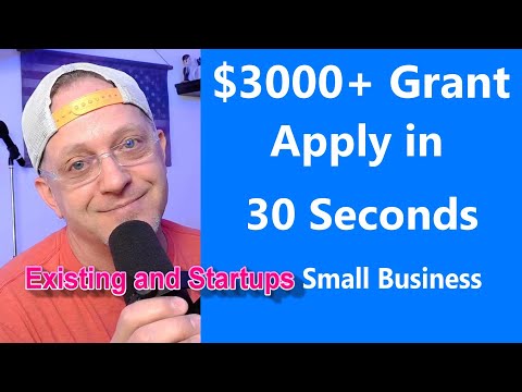 $3000+ Grants apply in 30 seconds for Small Business or Start ups Ends July 31st 2022