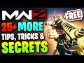 MW3 Zombies: 25+ MORE Secret Tips You NEED To Know (FREE Wonderweapons &amp; Faster Points!)