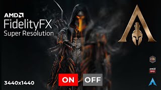 Assassins Creed Odyssey | FidelityFX Super Resolution on Linux | RX 6700XT | Arch Linux | FSR
