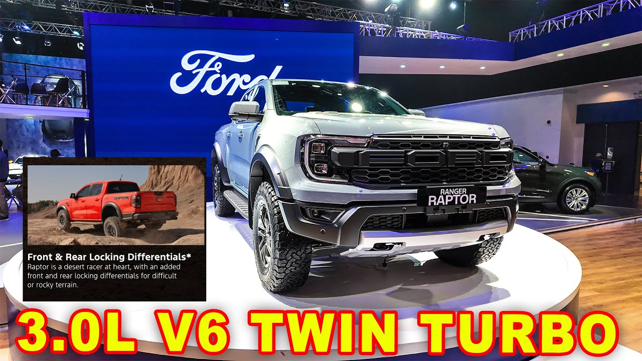 2025 Ford Ranger Raptor 3.0L V6 Twin-Turbo EcoBoost Gasoline 10-Speed ...