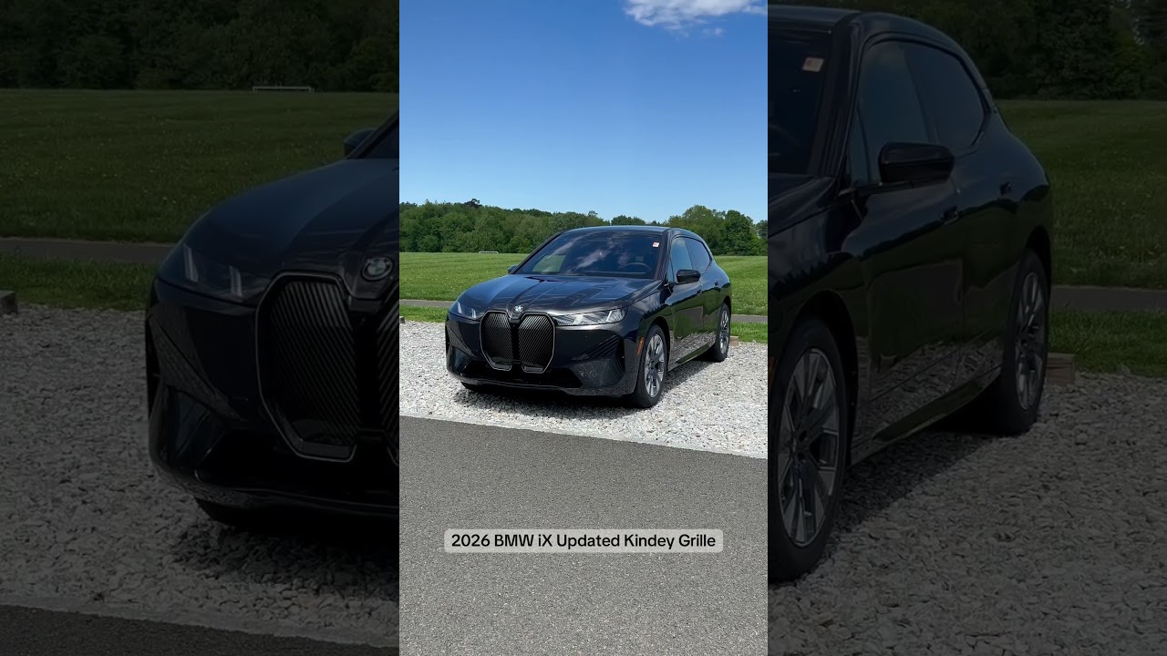NEW 2026 BMW iX LCI illuminated Kidney Grille 