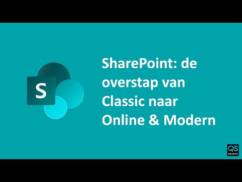 SharePoint: de overstap van Classic naar Online en Modern