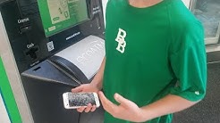Selling my ex-girlfriend's broken iPhone 7 at the eco ATM machine! It works great as a paperweight! 