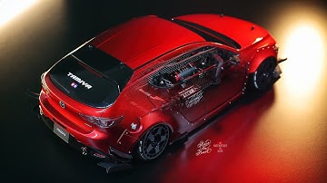 Building RWD RC Drift Car Shaft Driven Middle Motor & Test Run MST FMX 2.0 LCG