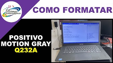 Como Formatar Positivo Motion Gray Q232A, passo a passo