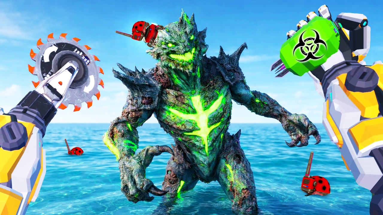 Fighting UNDEAD KAIJU Army in VR