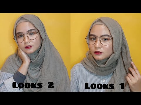 Tutorial Hijab Crinkle Simple