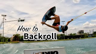 How to Backroll off the Kicker - Cable Wakeboard Tutorial