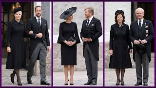 5 Most Elegant Couples at Princess Astrid’s Funeral #royal