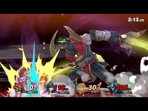 【スマブラSP】最悪のタイミングでキノコを拾ったホムラ