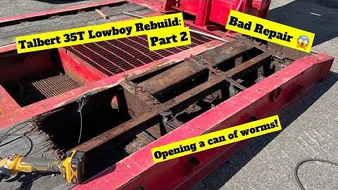 Talbert 35T Lowboy Rebuild: Part 2