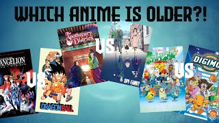 Which Anime is older? Anime Quiz!