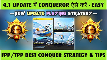 🇮🇳BGMI : NEW UPDATE - NEW SEASON EASY CONQUEROR IN 5 DAYS BEST STRATEGY. SOLO CONQUEROR BEST TIPS.