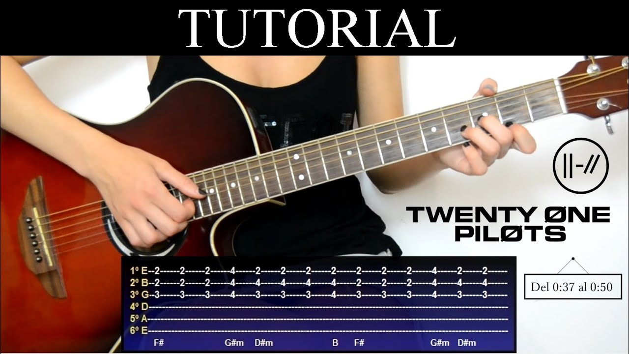 Desnudarse doloroso Rayo Cómo tocar Ride de Twenty One Pilots (Tutorial de Guitarra) / How to play -  YouTube
