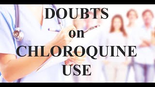 CHLOROQUINE: Brazilian study raised safety concerns about COVID-19 patients : Update on chloroquine