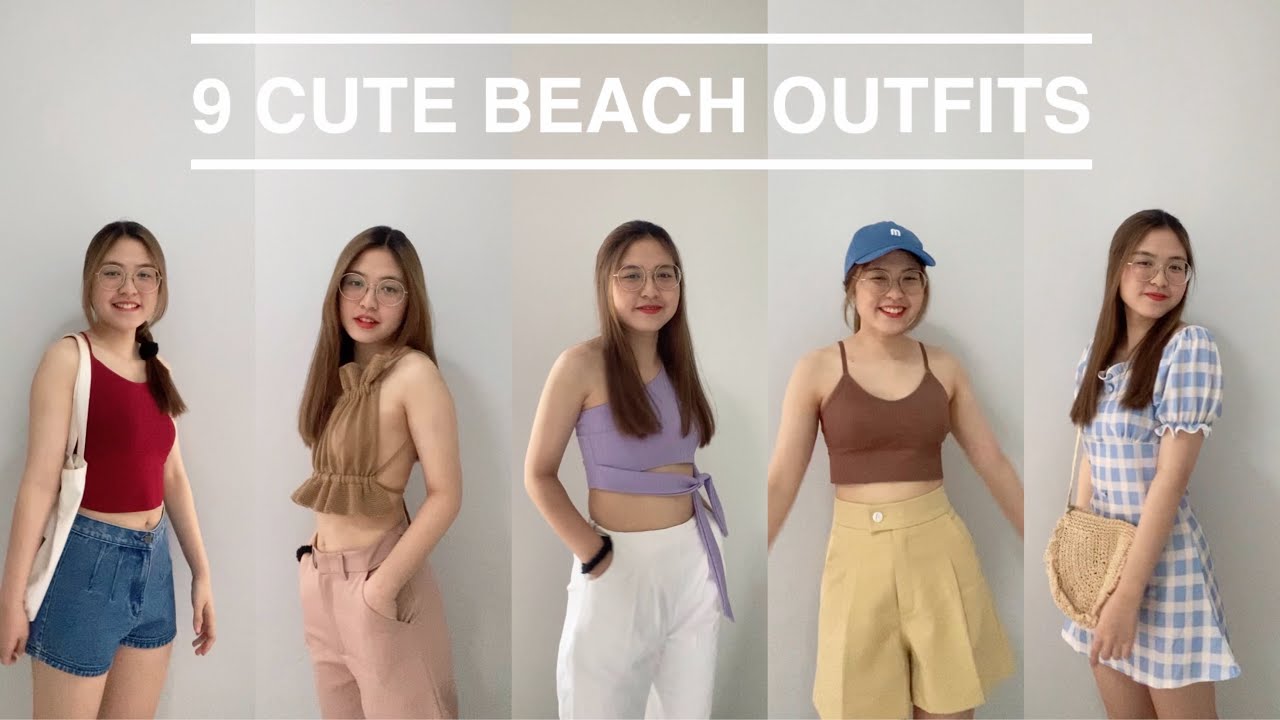 กางเกง ชายทะเล  2022  Beach Outfits | แต่งตัวไปทะเล🌤🌊🌴