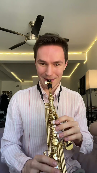 Poulenc flute sonata on soprano saxophone