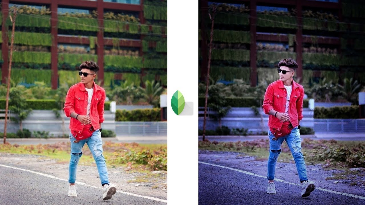 Snapseed Dark Blue Portrait Effect Editing | New Snapseed Editing 2019 | Snapseed Photo Editing