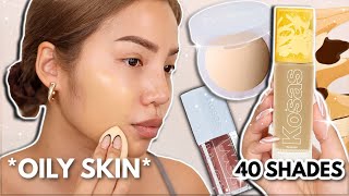 NEW | KOSAS REVEALER SKIN IMPROVING FOUNDATION | WEAR TEST ON OILY SKIN