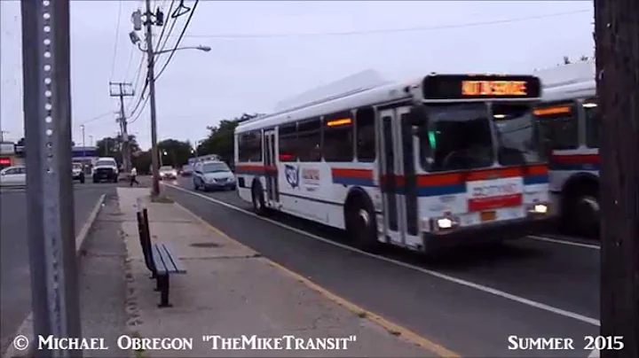 NICE Bus Two Orion V CNGs #1011 and #1680 takeoff race in East Meadow