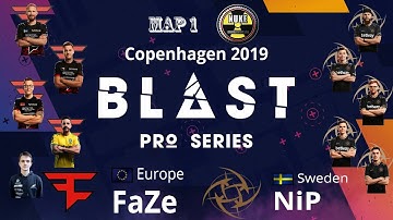 BLAST Pro Series | GRAND FINAL | FAZE vs NIP |map 1| Nuke | Copenhagen 2019