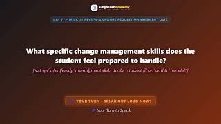 🚀 Day 77 - Week 11 Review & Change Request Management Quiz | English for Business Analysts