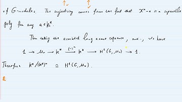 section 11. Kummer theory I