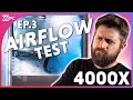 Which fan placement has the best airflow? Corsair 4000x, Airflow and Temperature Test, EP. 3