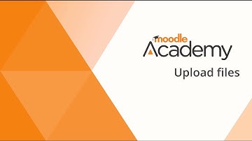 Upload files in Moodle 4.4/4.5