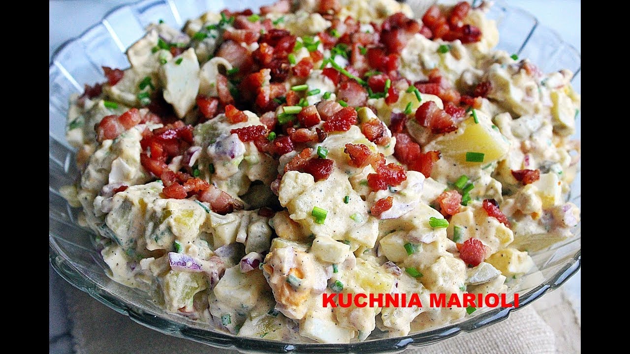 PYSZNA SAŁATKA ZIEMNIACZANA, NIEMIECKA PO BAWARSKU ( kartoffelsalat)