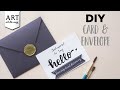 DIY Card and Envelope | Envelope Making | Card Design | Card Making | DIY Envelope | Paper Craft