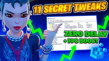 11 Secret Tweaks for FPS Boost & 0 Delay 🤫