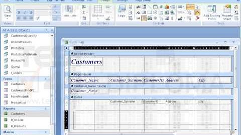 Insert the subreport named R_Orders in the Detail section of the Customers report. Use the...