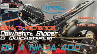 The Perfect Ninja 400 Trainings Bike ? Irc Components Elektro Mechanical Blipper System