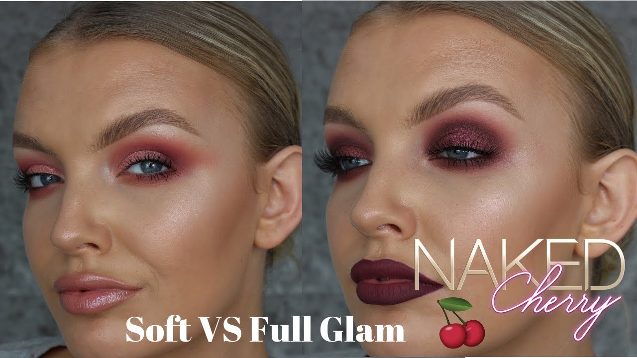 URBAN DECAY NAKED CHERRY PALETTE | SOFT VS FULL GLAM TUTORIAL | ELOISE MAE MAKEUP