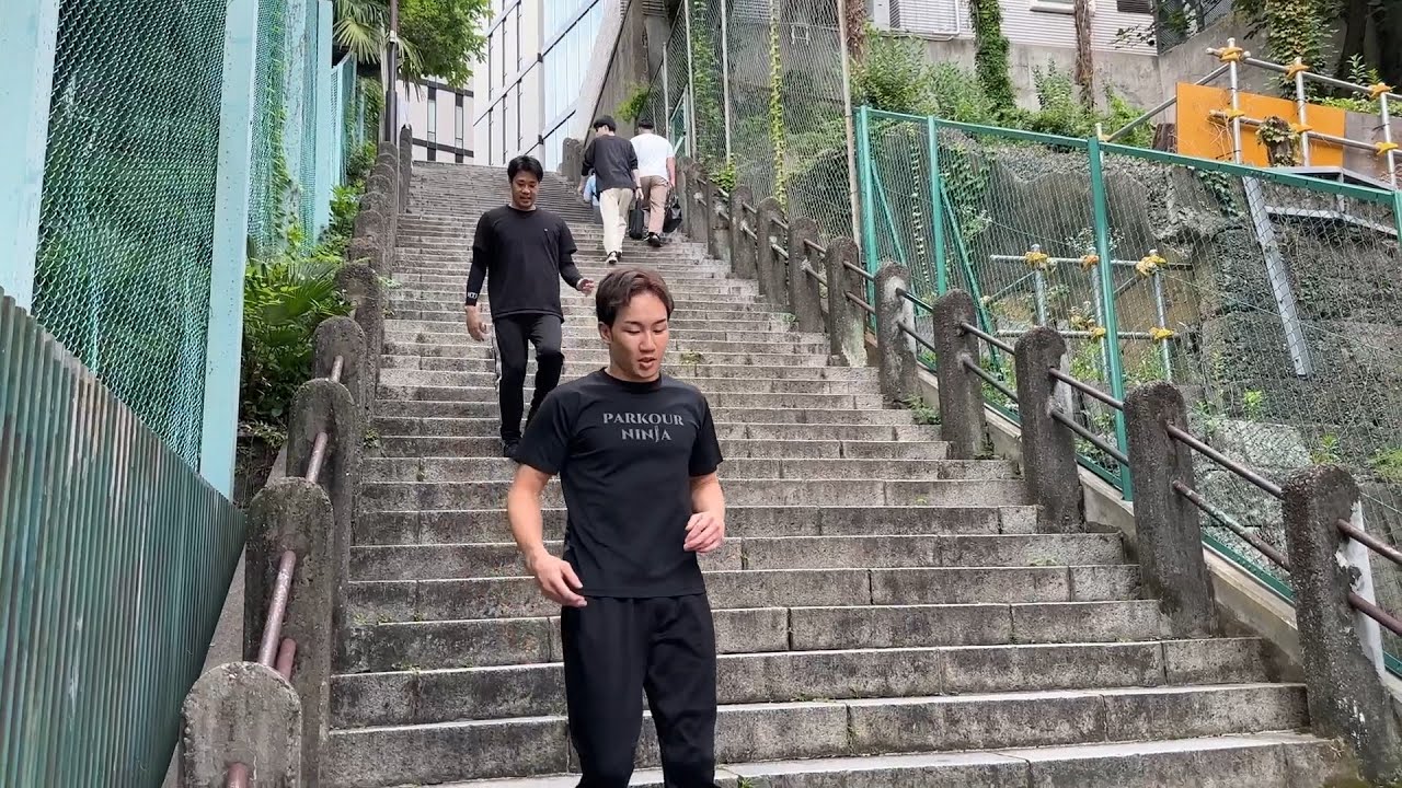 特攻隊長と階段ダッシュ