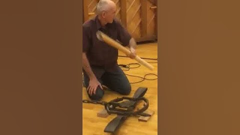 Man punches a bear trap! Amazing!