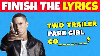 Eminem’s 51st Birthday Special: Finish The Lyric Challenge | 10 Iconic Songs" screenshot 5