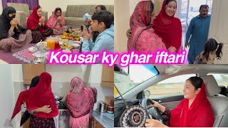Kousar ky ghar roza iftar | new ghar m pehli dish meetha bnaya | sitara yaseen vlog