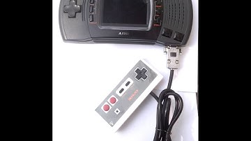ATARI LYNX II CONSOLIZED WITH VGA OUT AND EXTERNAL CONTROLLER