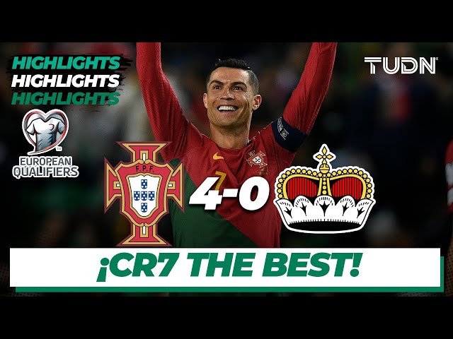 HIGHLIGHTS | Portugal 4-0 Liechtenstein | UEFA Qualifiers 2023 | TUDN