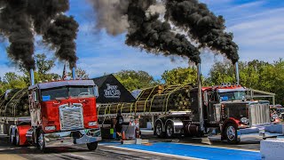 Loaded Semi Drag Racing. Lufkin Texas. Draggin & Pullin in the Pines 2023