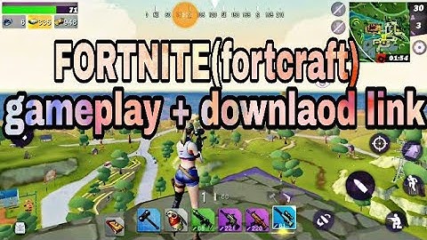 FORTNITE(FORTCRAFT)MOBILE :- IOS /ANDROID GAMEPLAY and DOWNLOAD LINK