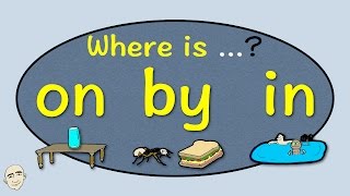 Where is it? | On By In | Prepositions | English Speaking Practice | Mark Kulek - ESL