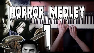 Video thumbnail of "HORROR Themes PIANO MEDLEY #1 😱 by Rhaeide"