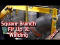 Square Branch Fit Up & Welding 6"ON10"  *MIG/MAG* part4