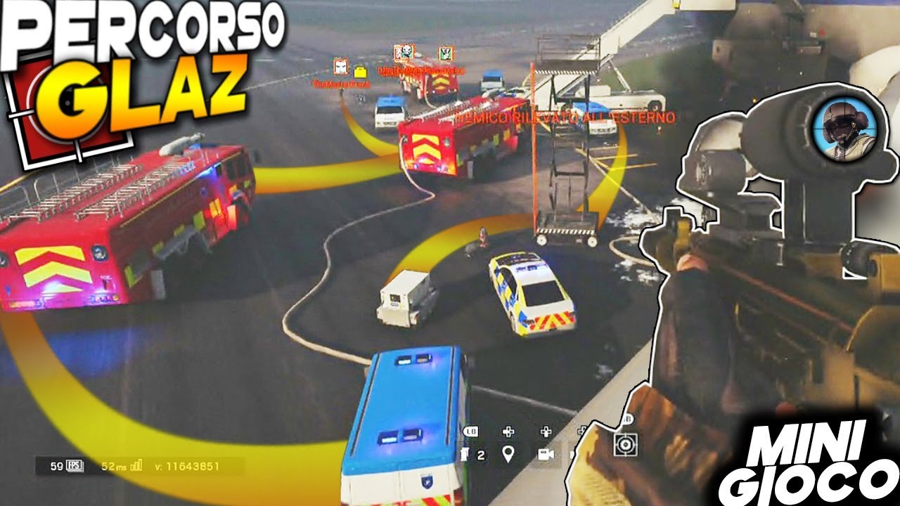 IL NUOVO PERCORSO DI GLAZ MINI GIOCO | RAINBOW SIX SIEGE ITA - YouTube