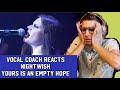 Vocal Coach Reacts to NIGHTWISH - Yours Is An Empty Hope (LIVE)